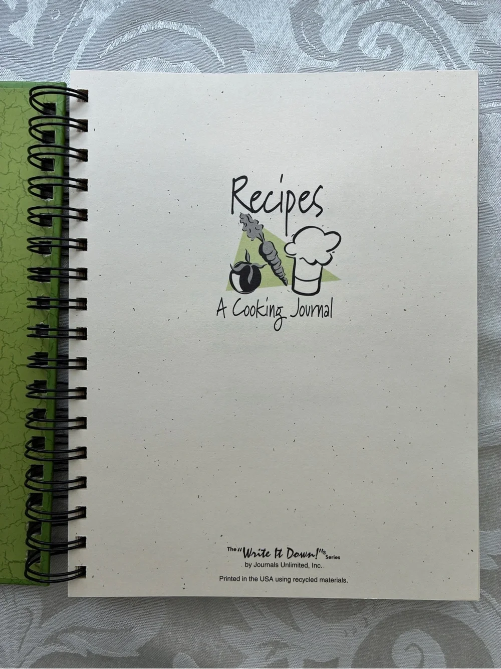 NWT Recipes: A Cooking Journal Write It Down Series Spiral Bound Hardcover